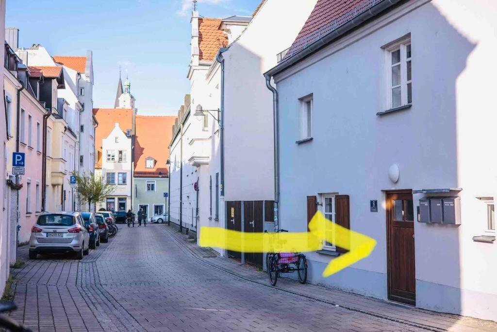 Altstadtperle M. Schoenem Flair, 65 Qm, Grosses Bett 因戈尔施塔特 外观 照片